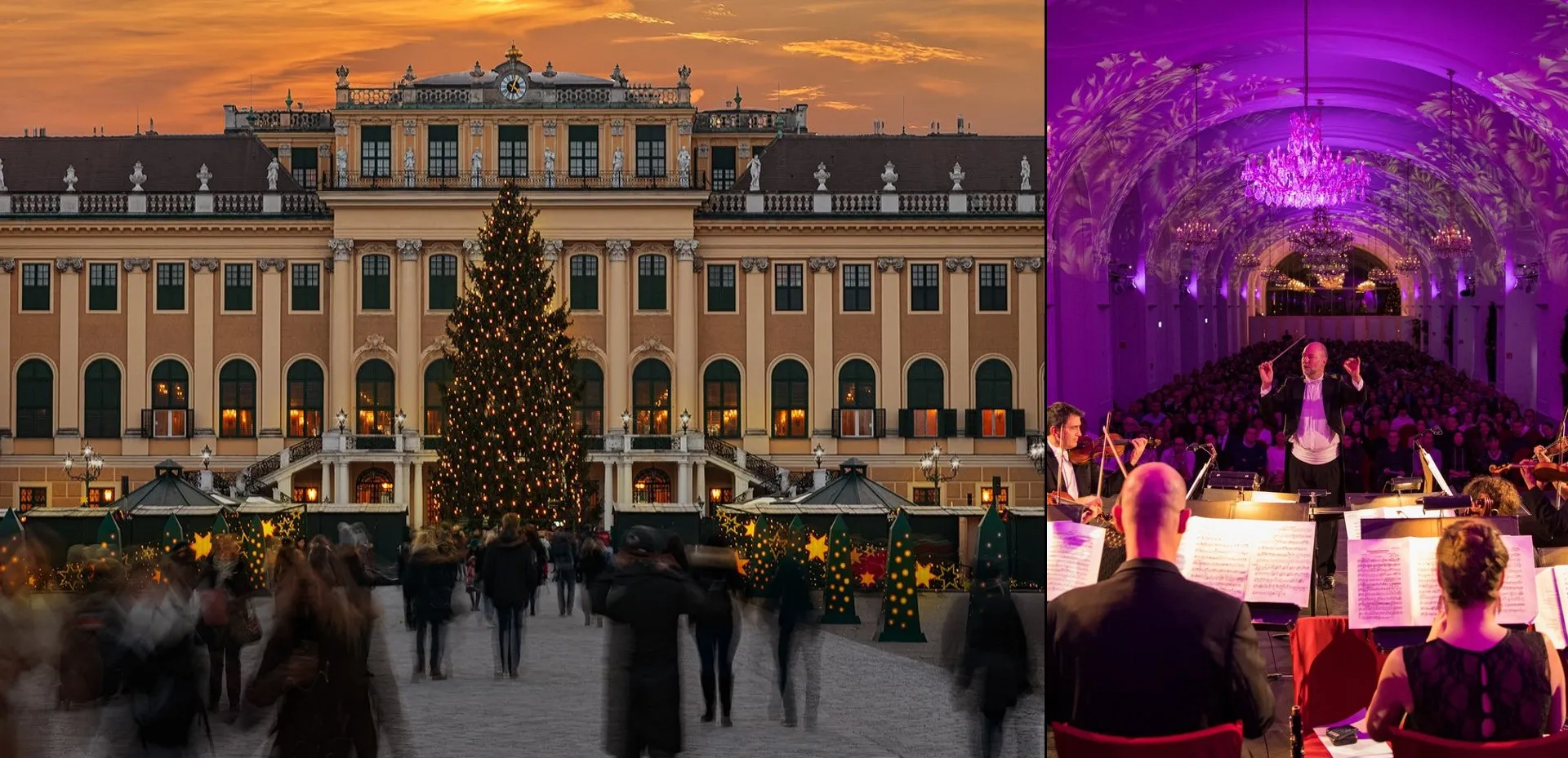 Christmas Market and Concert at the Schönbrunn Palace