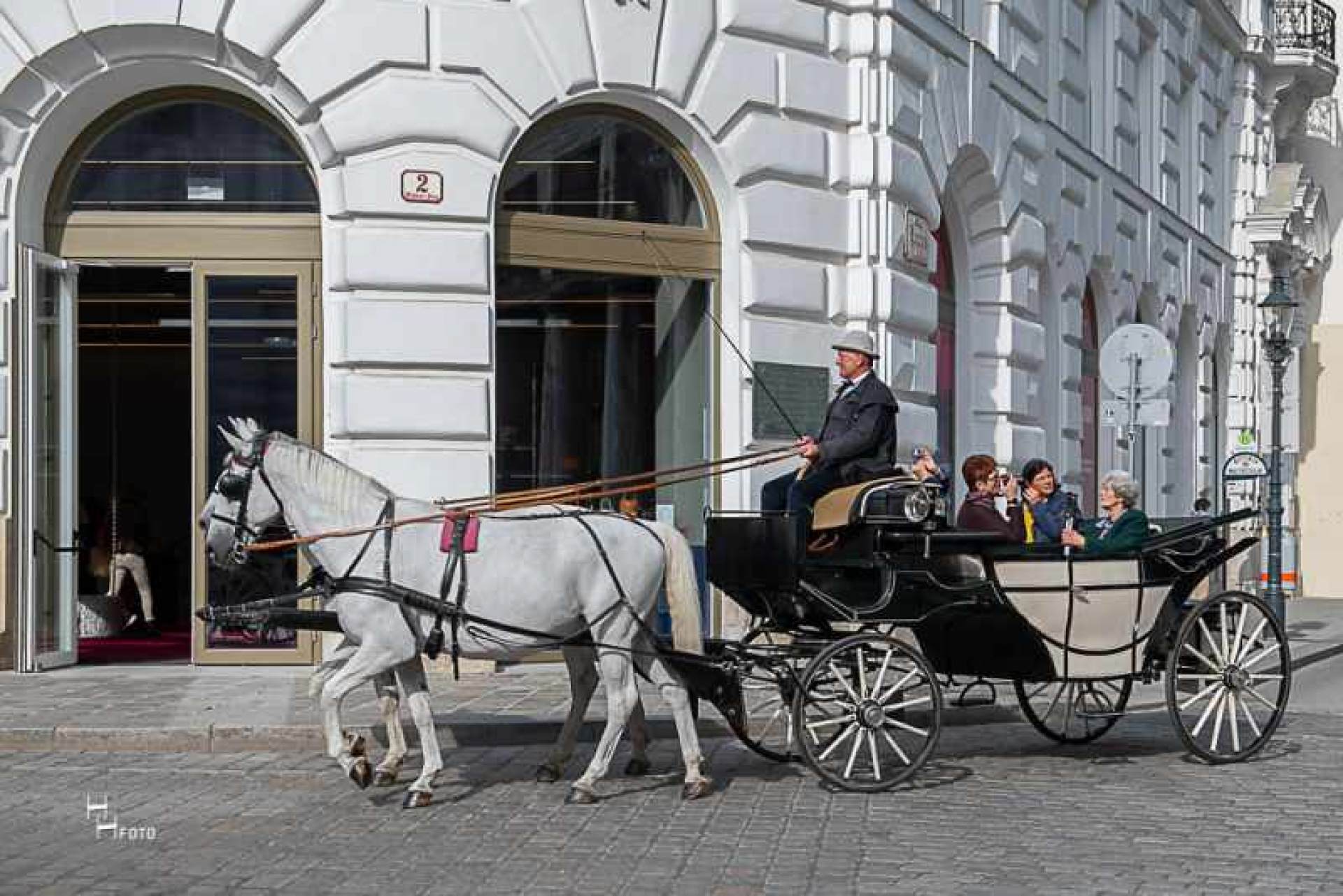 Paseo en carruaje tirado por caballos en Viena