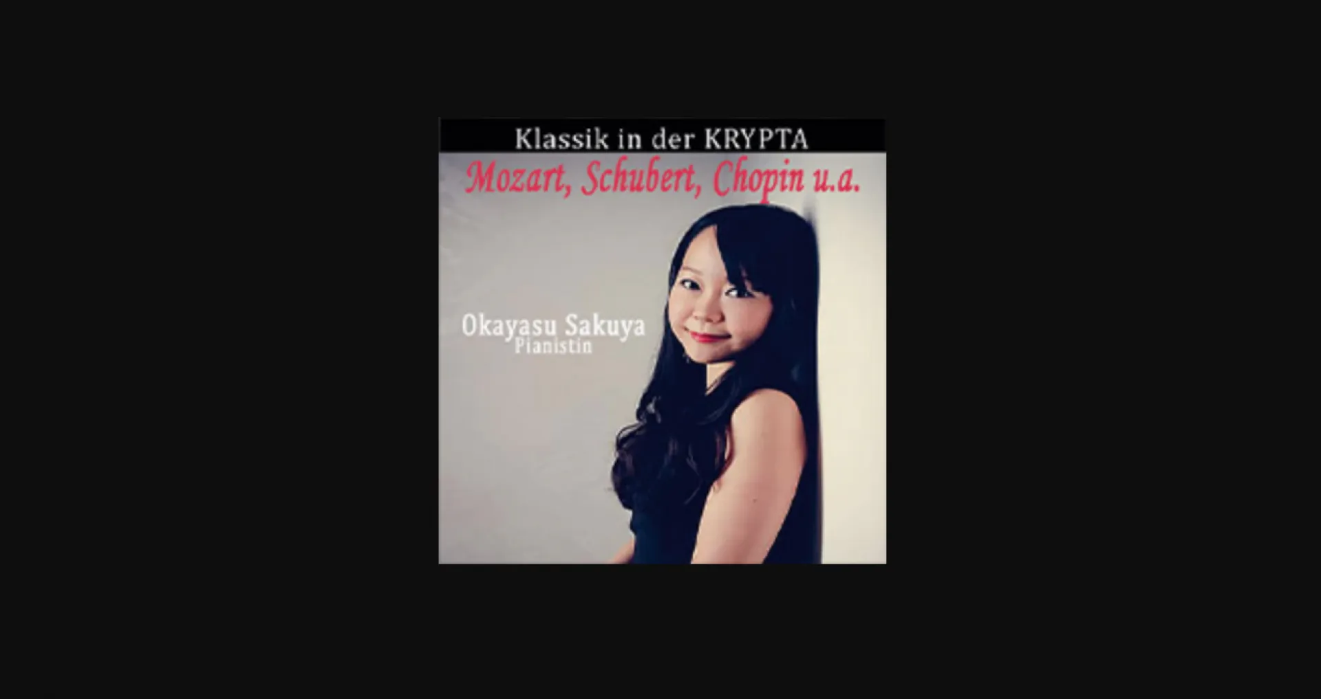 Mozart, Schubert, Chopin con la pianista Okayasu Sakuya