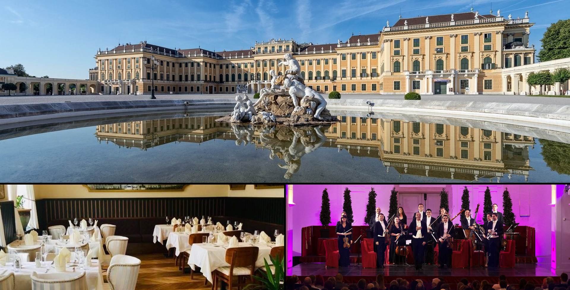 Schönbrunn Palace Tour, Dinner and Concert