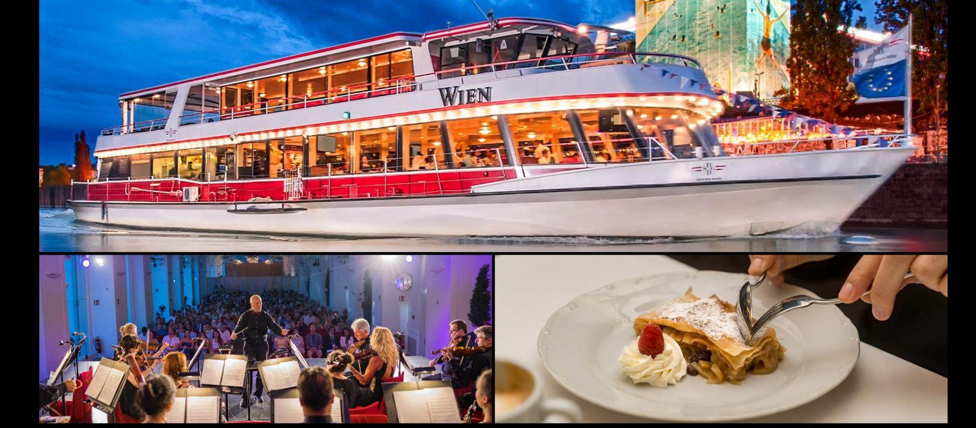 Blue Danube Vienna River Cruise Dinner and Concert