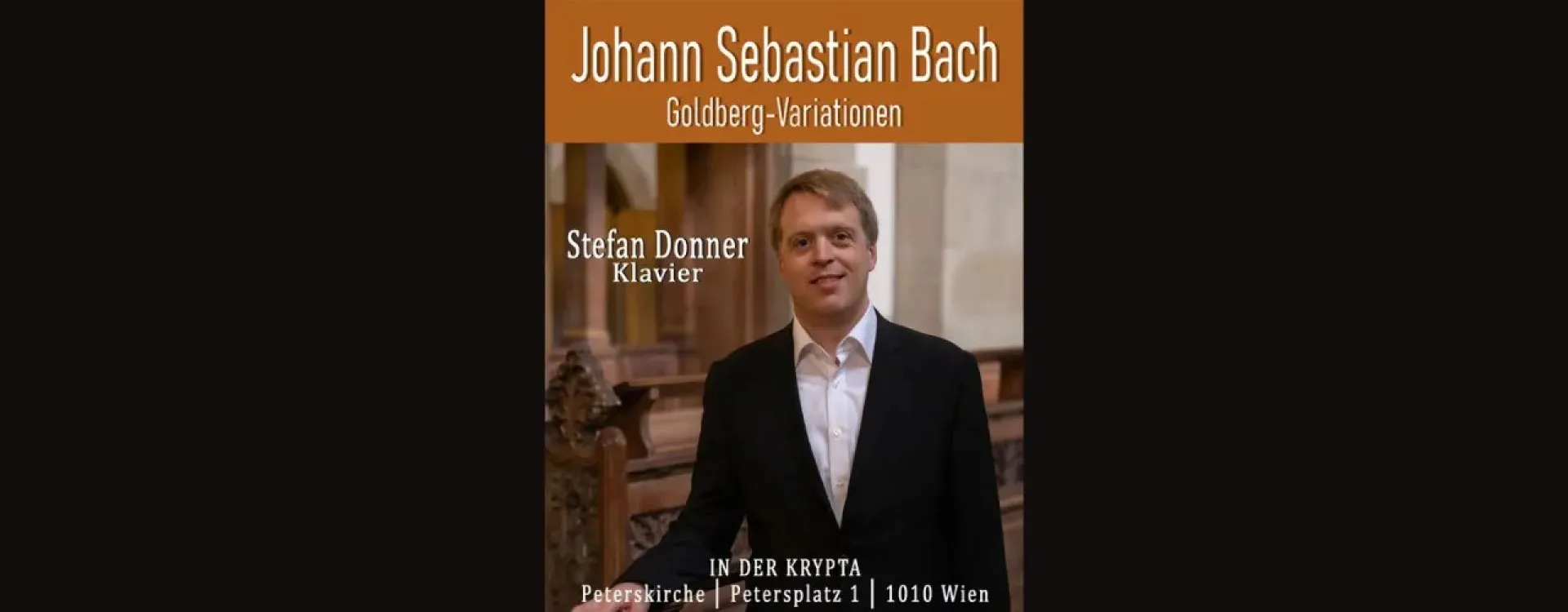 Johann Sebastian Bach, Variations Goldberg avec Stefan Donner