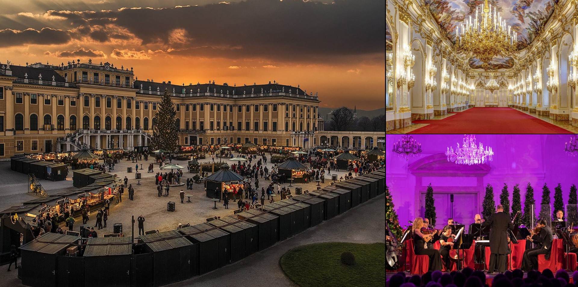 Weihnachtsmarkt, Schlossführung und Konzert