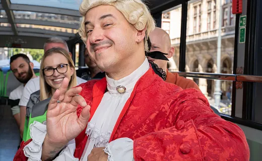 Mozart On Tour, un concert en direct à bord du bus touristique de Vienne