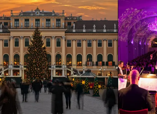 Weihnachtsmarkt und Konzert - Schloss Schönbrunn
