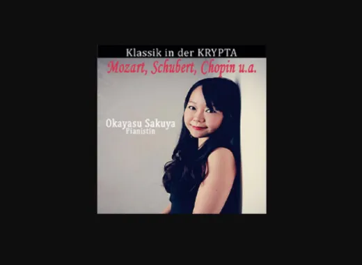 Mozart, Schubert, Chopin con la pianista Okayasu Sakuya