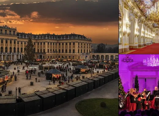 Weihnachtsmarkt, Schlossführung und Konzert – Schloss Schönbrunn