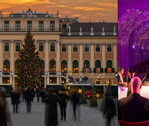 Christmas Market and Concert at the Schönbrunn Palace