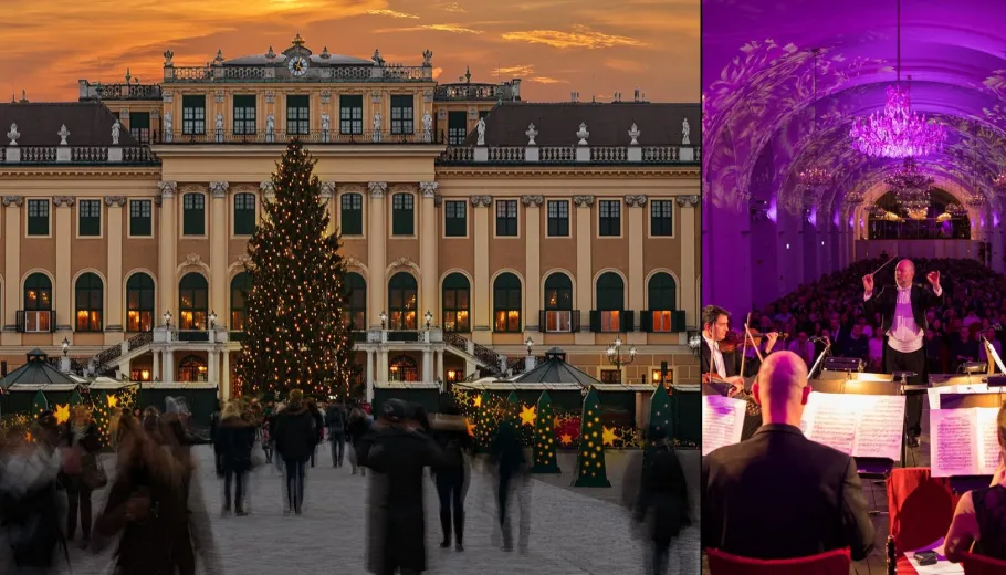 Christmas Market and Concert at the Schönbrunn Palace