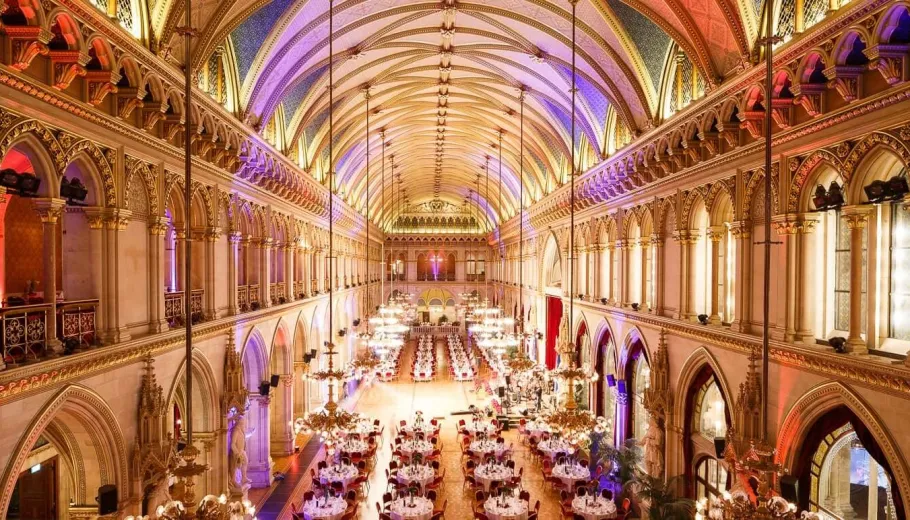 Gala de Nochevieja en el Ayuntamiento de Viena