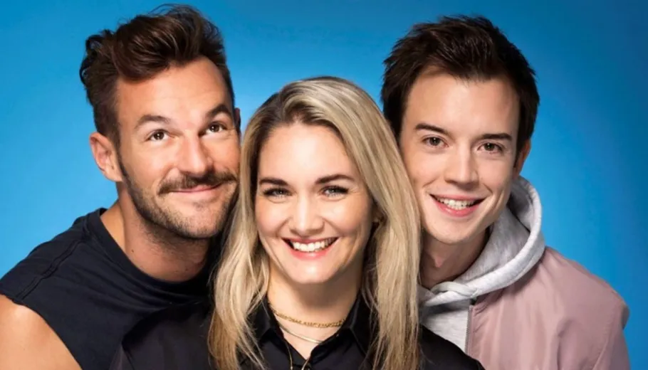 Paul Pizzera, Gabi Hiller and Philipp Hansa
